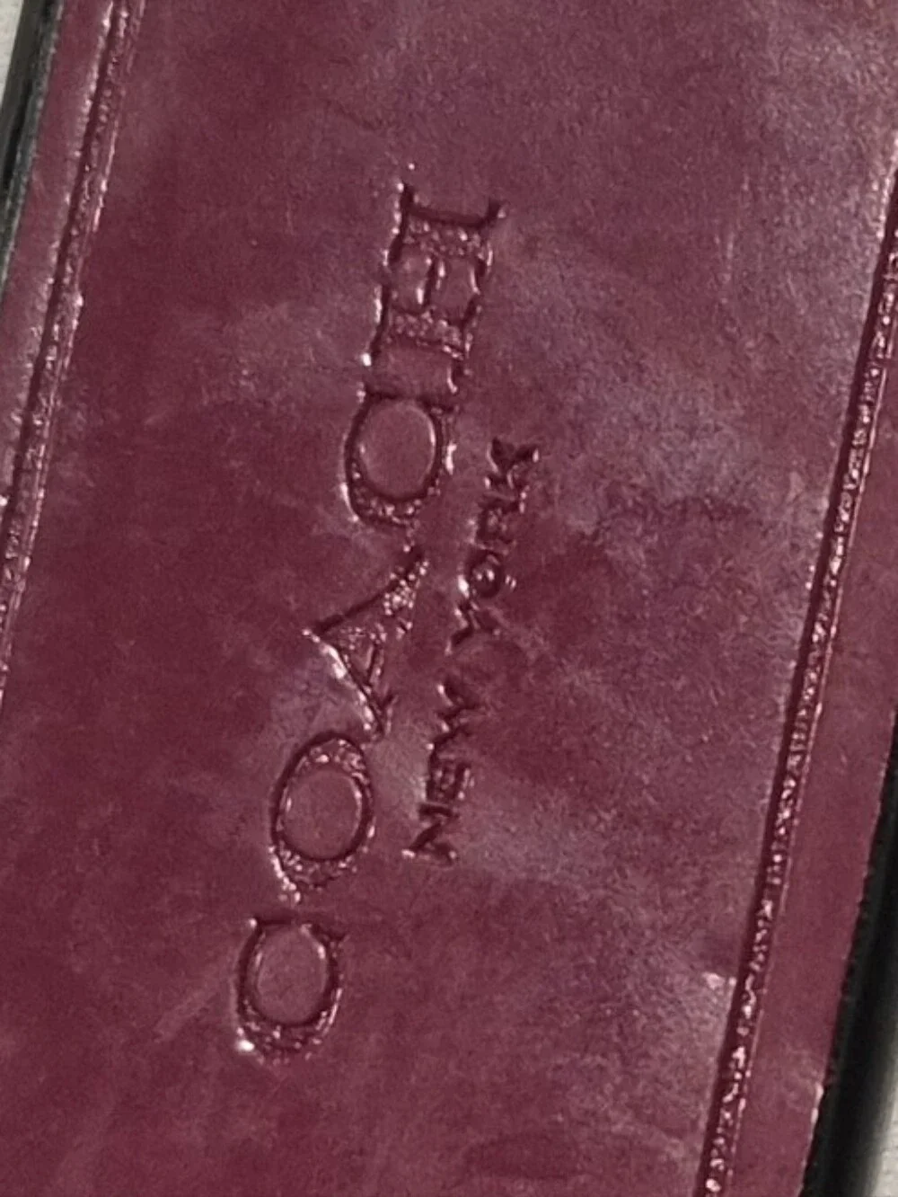 Coach wristlet black